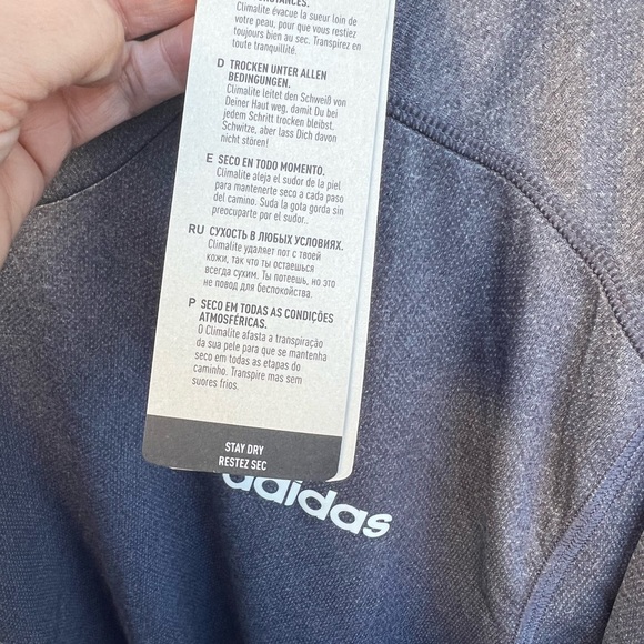 Adidas Design to Move Climalite short sleeve T-shirt Gray 2XL - Picture 7 of 7